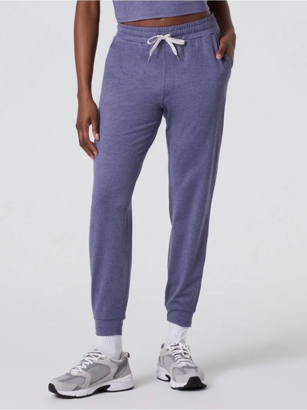 Vuori Cosmic Heather Purple Performance Joggers